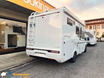 A 2Adria Coral XL600DP Camper ANoleggio Lombardia Noleggio Bergamo Mansardato6Posti New2025 Posteriore