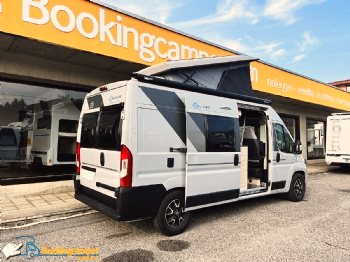 A 2Sun Living V60SPTent Top Tetto ASoffietto Letto Matrimoniale In Coda Usato Recente Van4Persone Sensori Di