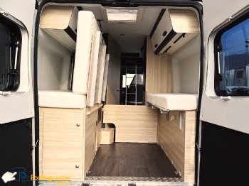 C 6Sun Living V60SPTent Top Tetto ASoffietto Letto Matrimoniale In Coda Usato Recente Van4Persone Letto