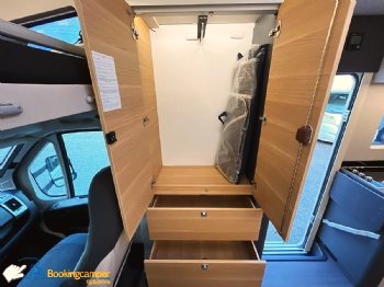 F 11Adria Coral XL600DP Camper ANoleggio Lombardia Noleggio Bergamo Mansardato6Posti New2025 Armadio